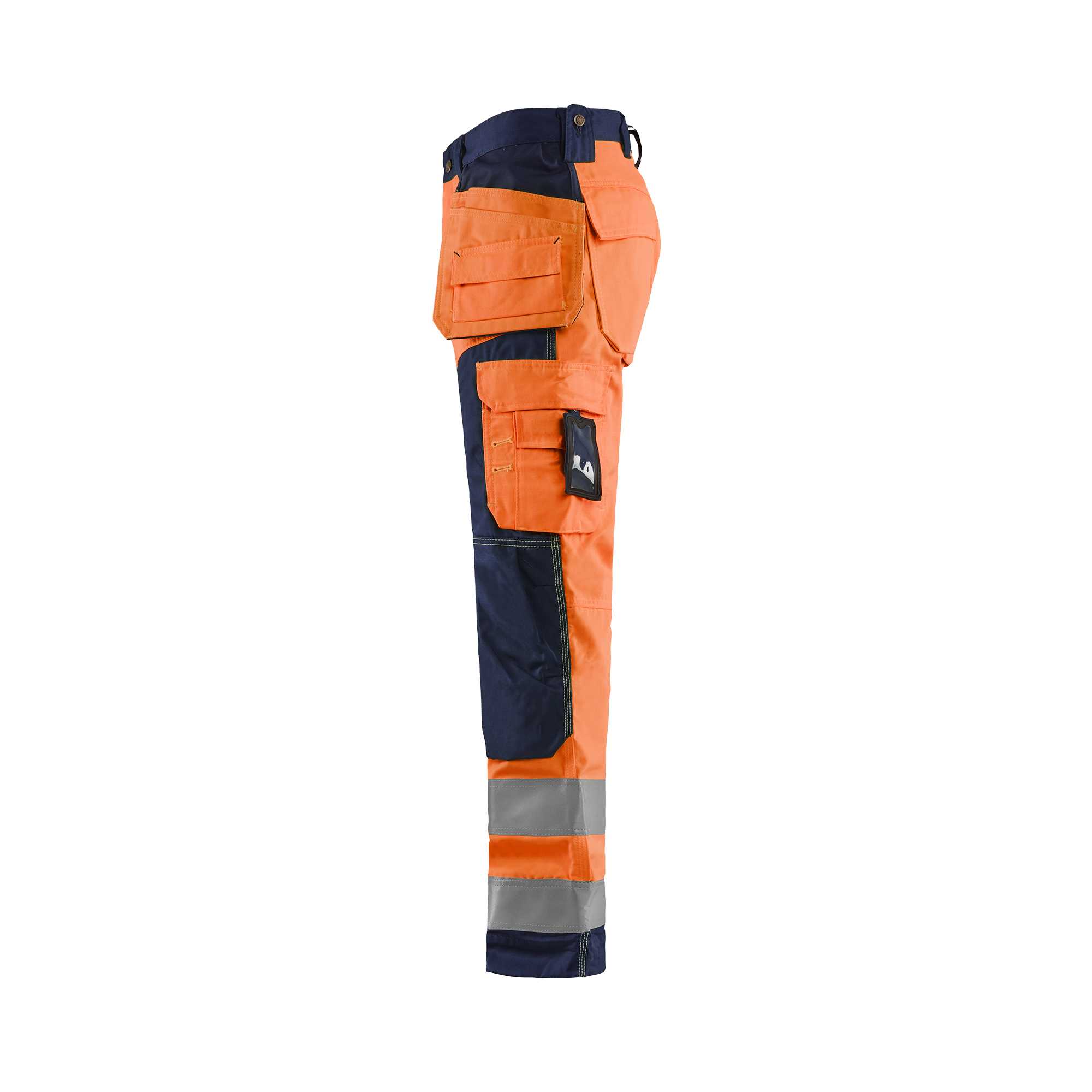 BLAKLADER 15681811 | Hi Vis craftsman trousers Hi Vis Reflective Work Trousers Men - Twill Fabric
